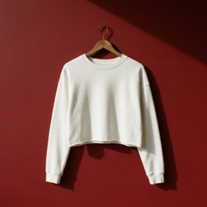 Sweat court imprimé pour femme
