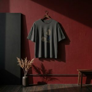 T-shirt oversize imprimé pour femme