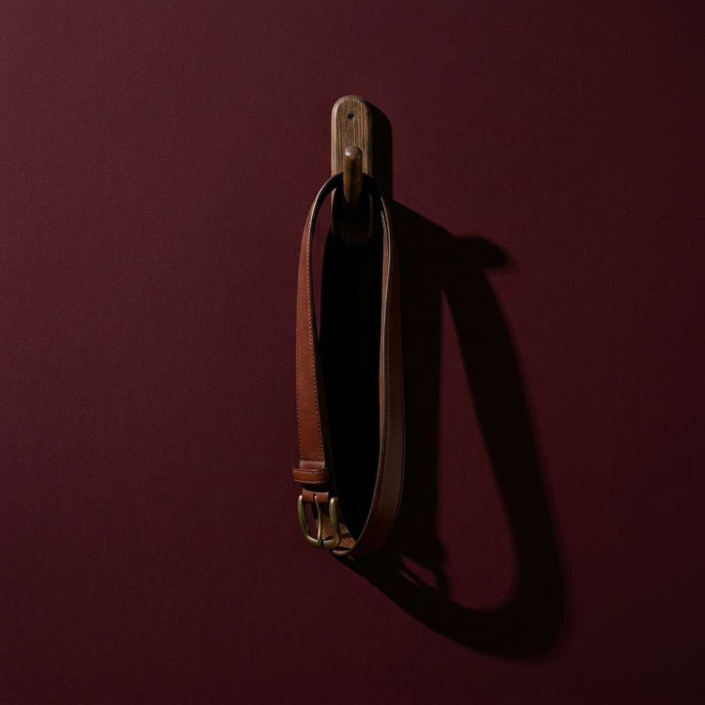 Ceinture fine en cuir pour femme