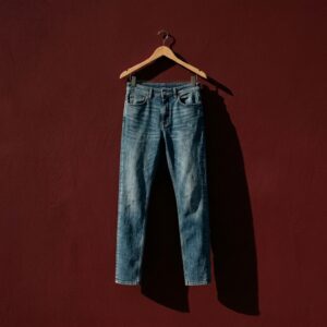 Jean slim délavé pour femme